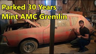 Will it Run amp SELL 73 AMC Gremlin  30 years in a Barn [upl. by Philbert]