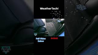 WeatherTech Dodge weathertech unboxing dodge challenger floormats carparts sportscar [upl. by Ayatnohs841]