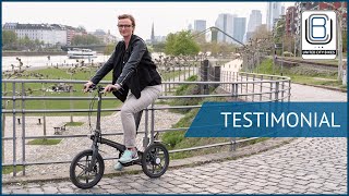 Worlds Lightest 16quot Electric Folding Bike  THE ONE  Testimonial [upl. by Ferdinande]