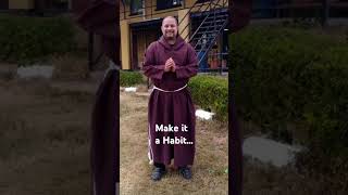 Franciscan Monk Habit traditionally worn by Monks Nuns and Friars loyal laurendaigle zambia [upl. by Effy]