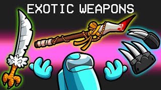 Exotic Weapons in Among Us [upl. by Ojyram]