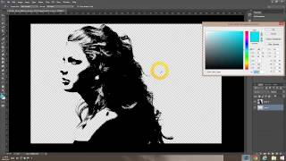 PHOTOSHOP TUTORIAL  How do you turn the image into two colors HD [upl. by Nona]