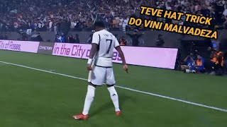 VINICIUS JR vs BARCELONA  HAT TRICK  14012024 [upl. by Aihsram121]