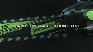 Greenworks 60V Chainsaw [upl. by Bible]