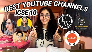 2 Best YouTube Channels For ICSE Class 10  Tips [upl. by Novyar]