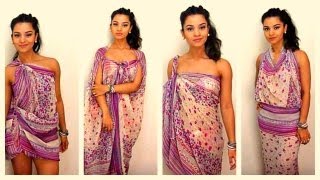 How to tie and style your sarong  pareo in 11 different ways  dianasaidcom [upl. by Atirehc]