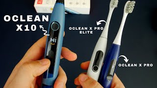 OCLEAN X10  Recenzja i Porównanie do Oclean X Pro  X Pro Elite [upl. by Haneekas]