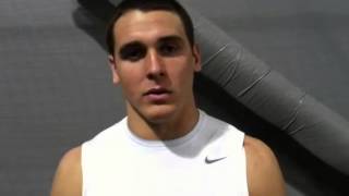 Trent Steelman on his pro day [upl. by Whitehurst]