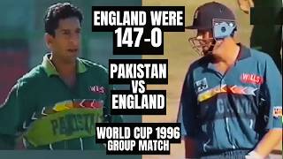 Wasim Akrams Bowling Side Face Tough Start  Saeed Anwar and Ijaz Fight Back  Pak vs Eng CWC 1996 [upl. by Robenia325]