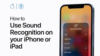 How to use Sound Recognition on your iPhone or iPad — Apple Support [upl. by Cartwright391]