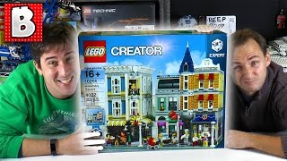 4000 Pieces Lego Assembly Square 10255  LEGO Live Build amp Review  BrickVault LIVE [upl. by Torey]