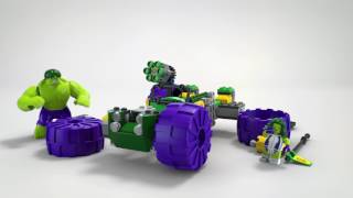 Hulk vs Hulk Red  LEGO Marvel Super Heroes  76078  Product Animation [upl. by Goff939]