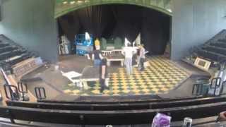 SET LOAD IN OF VIOLET PORTHOUSE THEATRE KENT STATE [upl. by Nauh894]