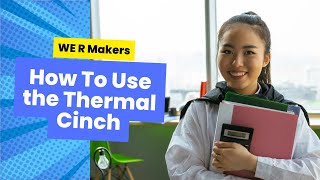 How to use the We R Makers Thermal Cinch  Making Notebooks thermalcinch bookbinding WeRMakers [upl. by Naejamron604]