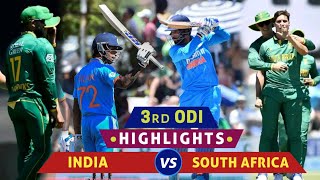 IND vs SA 3rd ODI Highlights 2023  IND vs SA ODI Highlights 2023  India vs South Africa 3rd ODI [upl. by Delbert]