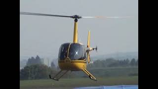 Robinson44 Air Lloyd Bonn Hangelar EDKB Footage from 2006 [upl. by Elysia]