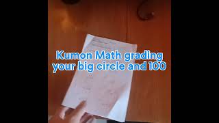 Kumon Math grading [upl. by Austen]