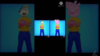 Peppa pig and wollf clap clap cha cha cha  parody D Billions [upl. by Mencher337]