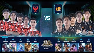 RRQ SENA VS BTR BETA GAME 1 GRAND FINAL MDL INDONESIA SEASON 10  SANG RAJA ATAU ROBOT [upl. by Yhtomiht]