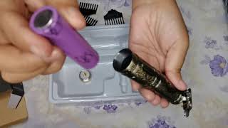 PROFESSIONAL HAIR CLIPPER unboxing Adjustable Blade Clipper [upl. by Neelyad524]