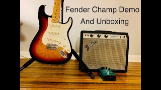 1976 Fender Champ Demo And eBay Unboxing  Or Did Someone Send Me A Printer [upl. by Meakem522]