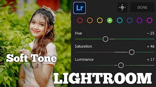 Lightroom Soft Green Tone Editing Tutorial  Lightroom Preset Dawnload Free 😱  DXEDITOR [upl. by Ynaffital]