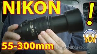 REVIEW Nikon Nikkor 55300mm AFS DX Telephoto Zoom Lens [upl. by Henn]