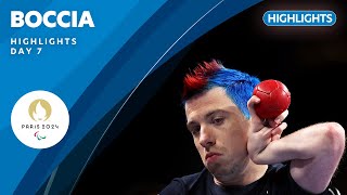 🧑‍🦽 Boccia Highlights  Day 7  Paris 2024 Paralympic Games [upl. by Allerim]