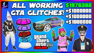 ALL WORKING GTA 5 GLITCHES IN 1 VIDEO BEST GLITCHES IN GTA 5 ONLINE AFTER PATCH 168 [upl. by Ettenuahs]