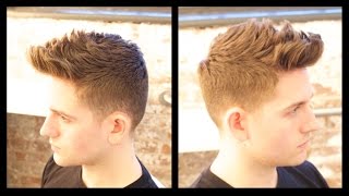 Mens Haircut Tutorial  Male Model Haircut  TheSalonGuy [upl. by Enilatan]