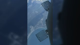 SpaceX Falcon 9 B1058 RTLS landing upscaled shorts [upl. by Uoliram319]