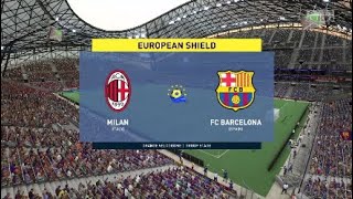 FIFA 22 FC Barcelona Career Mode 1  Preseason vs AC Milan  Ft Maignan and Depay [upl. by Dnaletak575]