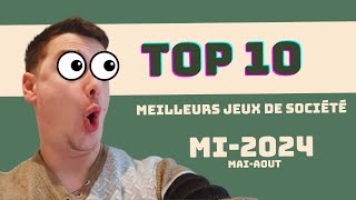 TOP 10  Les meilleurs jeux de société de mi2024 [upl. by Oiralih]