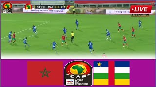 🟥Match en direct Maroc vs République centrafricaine  Éliminatoires de la CAN2024 [upl. by Eceinej253]