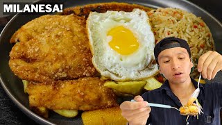 Milanesa de POLLO a la Cubana Clásica  Abelca [upl. by Dnomder]