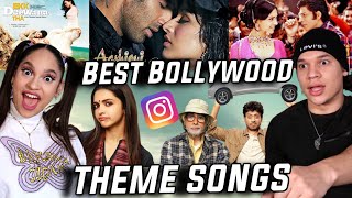 Waleska amp Efra react to Bollywood Movie theme songs that are incredibly beautiful [upl. by Norra]