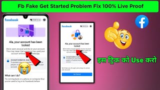 facebook fake get started option your account has been locked facebook get started not showing 2024 [upl. by Oned657]