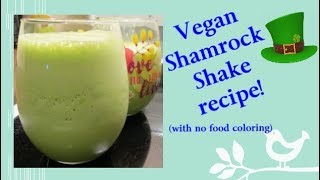 Vegan Shamrock Shake Recipe [upl. by Mallin957]