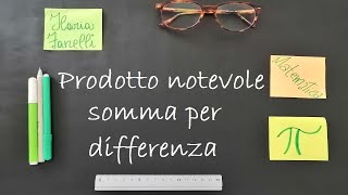 Prodotto notevole somma per differenza interpretazione algebrica e geometrica e esercizi [upl. by Dill]