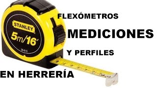 FLEXOMETROS MEDICIONES Y PERFILES EN HERRERIA [upl. by Imas562]