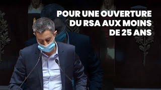 François Ruffin propose douvrir le RSA aux moins de 25 ans [upl. by Fox]