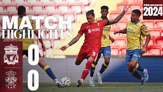 HIGHLIGHTS Liverpool 00 Las Palmas  PreSeason 2024 ends in Anfield draw [upl. by Rhett]