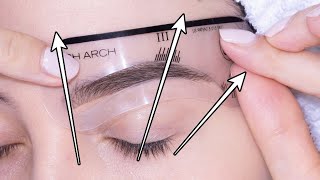 How To Eyebrow Stencils A StepByStep Guide [upl. by Iyre342]