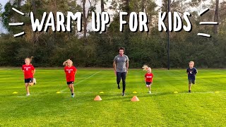 5 Min Warm up FOR KIDS [upl. by Iaverne]