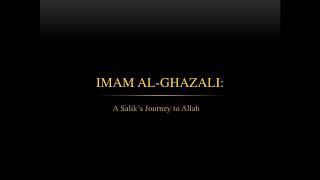 Imam Al Ghazali  Spiritual Psychologist summarized lessons [upl. by Merth]