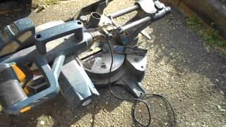 MacAllister Slide Mitre Saw Demo 02 [upl. by Naeerb]