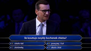 MORAWIECKI wystąpił w MILIONERACH [upl. by Leann]