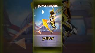 Free fire power rangers [upl. by Janaye]