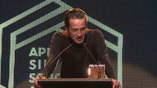 Marlon Williams thanks Aldous Harding  Silver Scroll 2018 [upl. by Rattan]