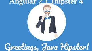 Jhipster 4  Angular 2  Java web application MySql [upl. by German]